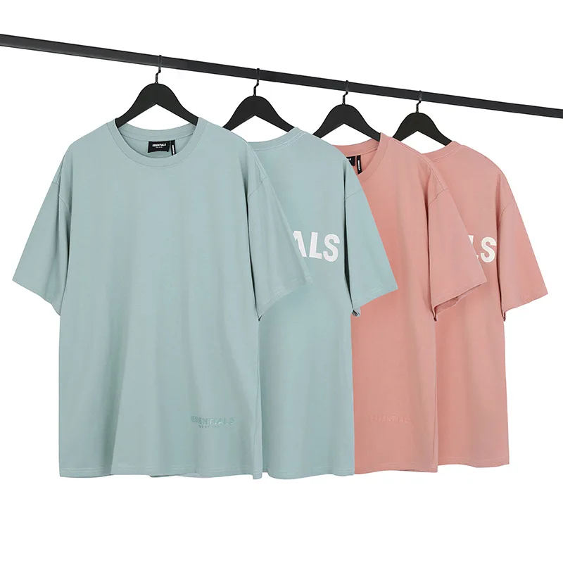 

Chaozhou Hanfeng high street simple T-shirt Street loose small fresh letters short sleeve round neck tee couple