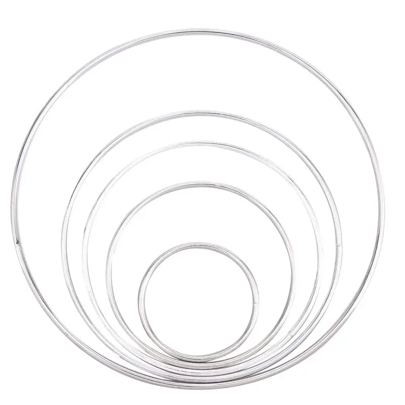 5 шт Металлические Ловец снов кольцо макраме ремесло обруч сделай сам аксессуар