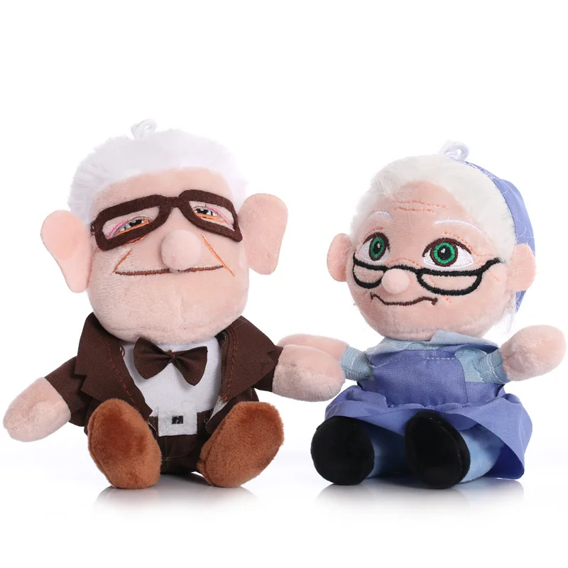 

Factory Stock Cross Border Flying House Old Man's Travel Notes Plush Toys Old Lady Carl Ferdison Doll Creative Doll