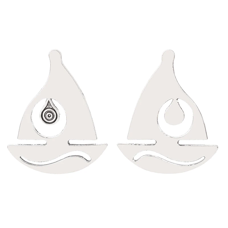 ZXZ 2 шт. тибетские серебряные подвески в виде большой лодки на спирали для