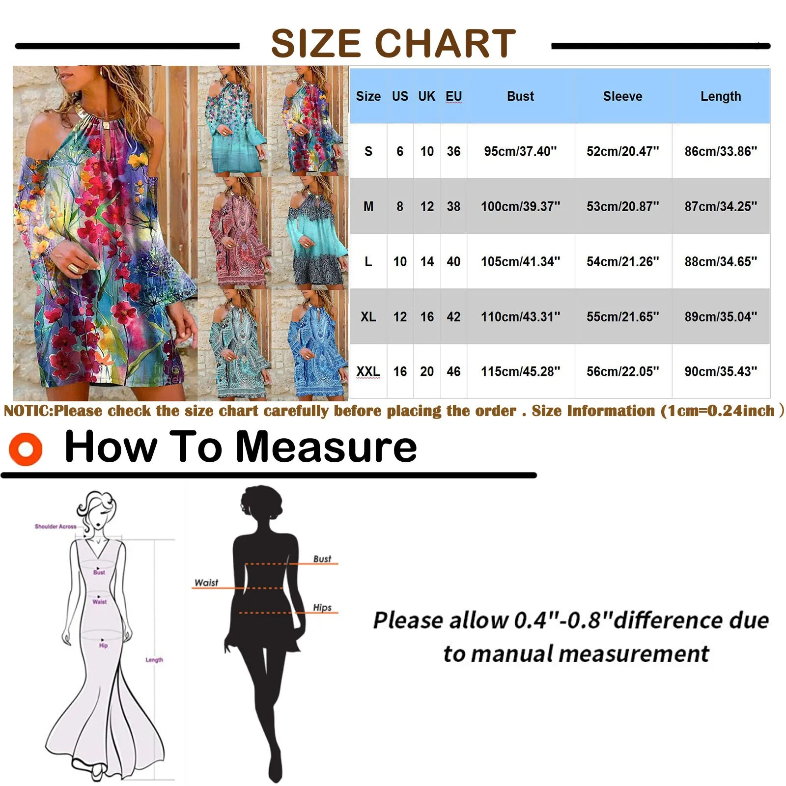 

Fashion Womens Beach Dress Halter Floral Mini Dress Plus Size Bohemian Style Prints Hanging Neck Strapless Casual Dress