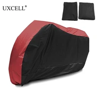 uxcell motorcycle cover universal outdoor uv protector for scooter waterproof bike rain dustproof cover for yamaha suzuki etc