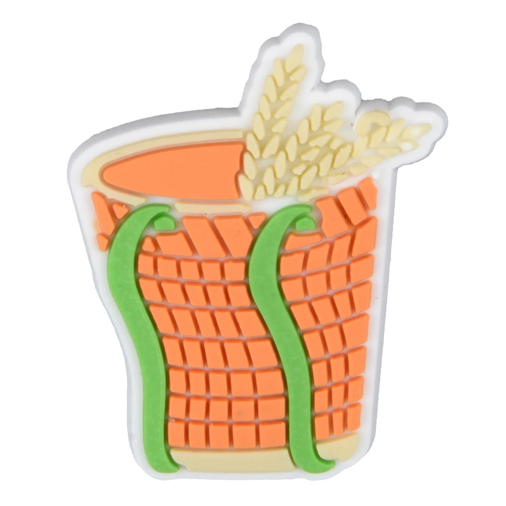 Одиночная распродажа 1 шт. подвески для обуви из ПВХ смайлик бутылки с едой Пряжка