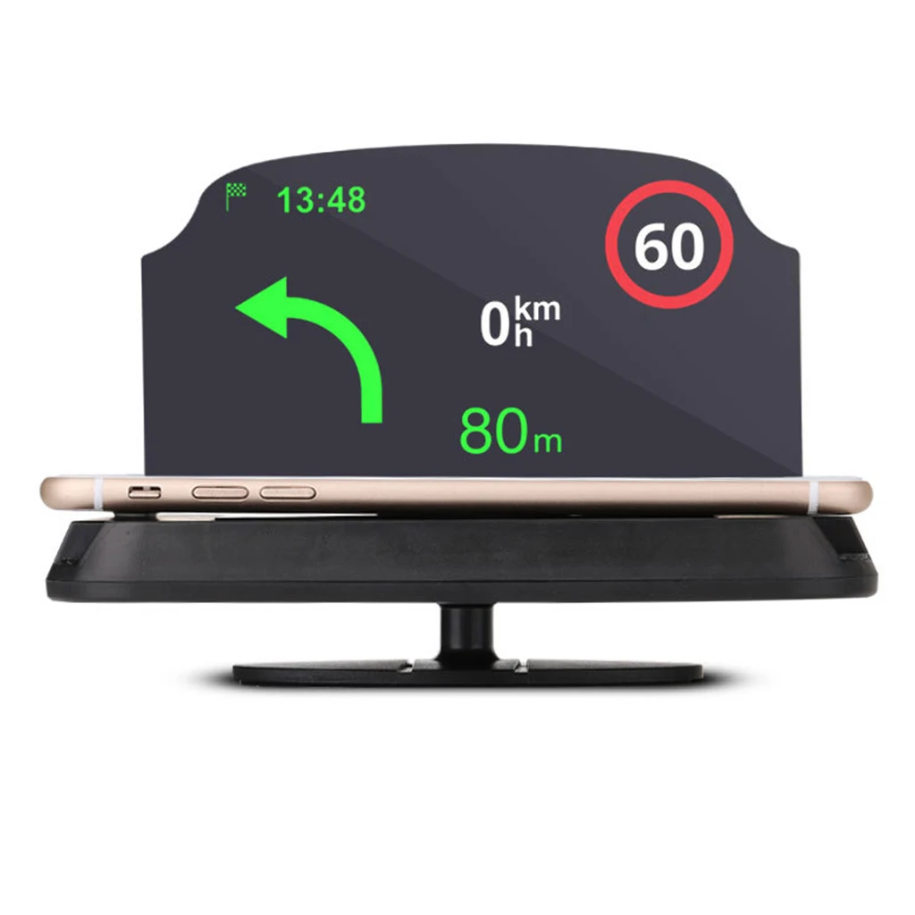 Автомобильный GPS навигатор держатель HUD Дисплей проектор телефона