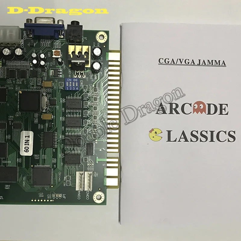 60 в 1 iCade мультикадная аркадная мультиигровая печатная плата JAMMA Поддержка Vga/Cga