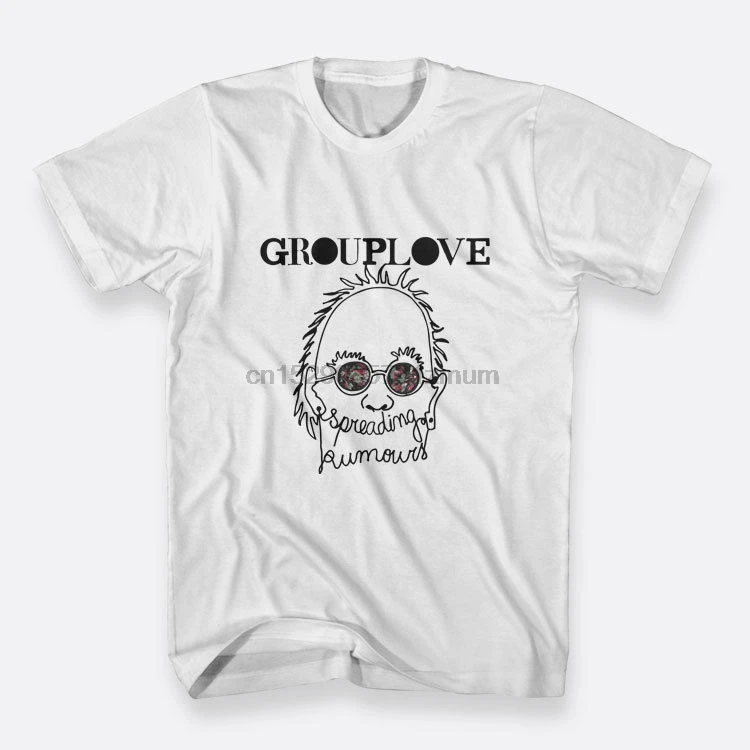 Белая мужская футболка с надписью The Indie Rock Grouplove sprepping Rumours S 3XL хлопковая высокое