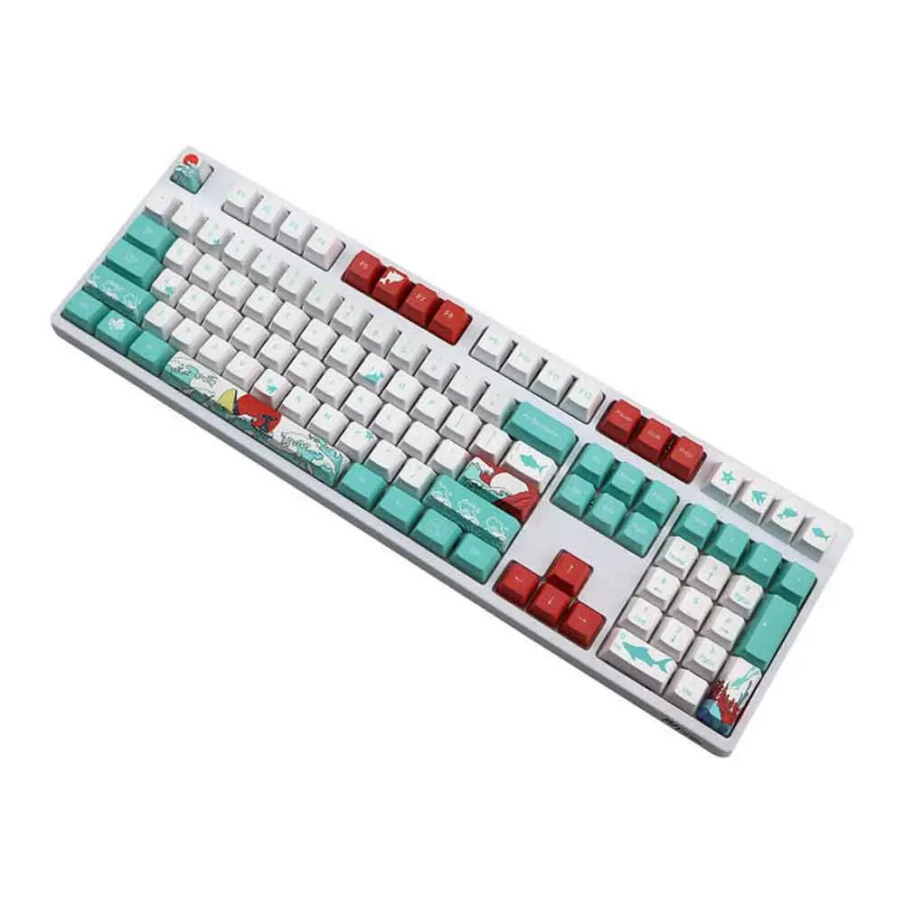 104 клавиши крашеные подвесные колпачки бизнес практичный домашний офис