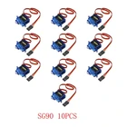 Mini Gear Micro Servo SG90 9g 1,6 KG Mini для RC 250 450 самолета вертолета автомобиля модели лодок запасные части 1451020 шт.