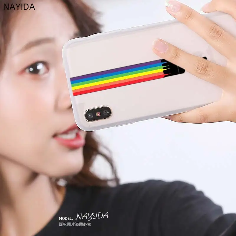 Мягкий чехол для Xiaomi 10 8 A2 A3 Cc9 Lite Mi 9se A1 6X 5X Note Pro накладка ЛГБТ с сердечками надписью