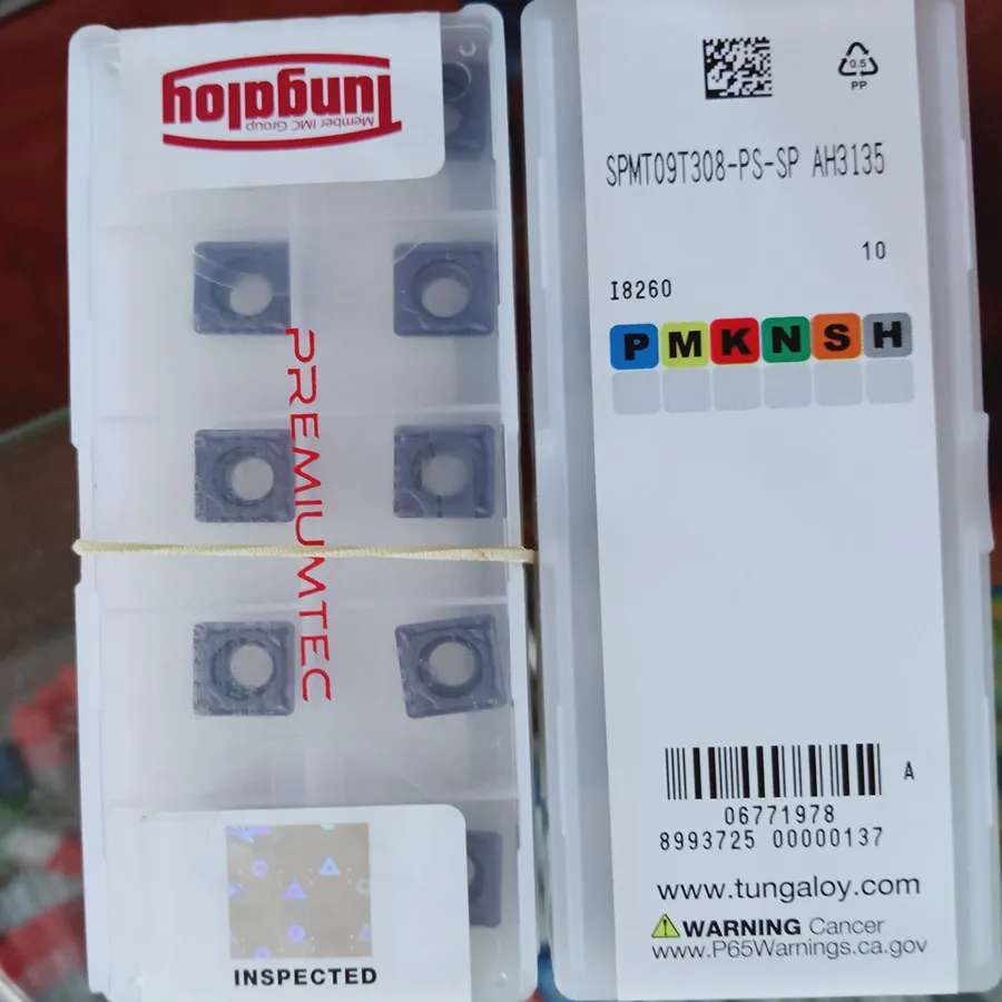 TUNGALOY SPMT09T308 PS SP AH3135 карбдная Вставка 10 шт.|Токарный инструмент| |