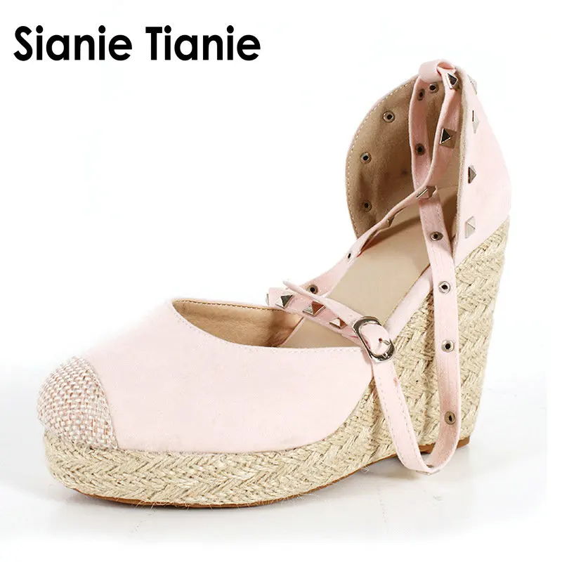 Sianie Tianie/Эспадрильи на платформе и высоком каблуке Летние пикантные