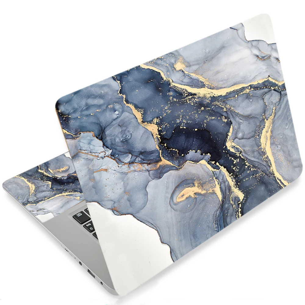 Laptop Sticker 15.6 skin DIY Marble 15.6 Notebook Cover Decal Skins14 15.6 17 inch for MacBook Air Pro 13/HP/DELl/Lenovo