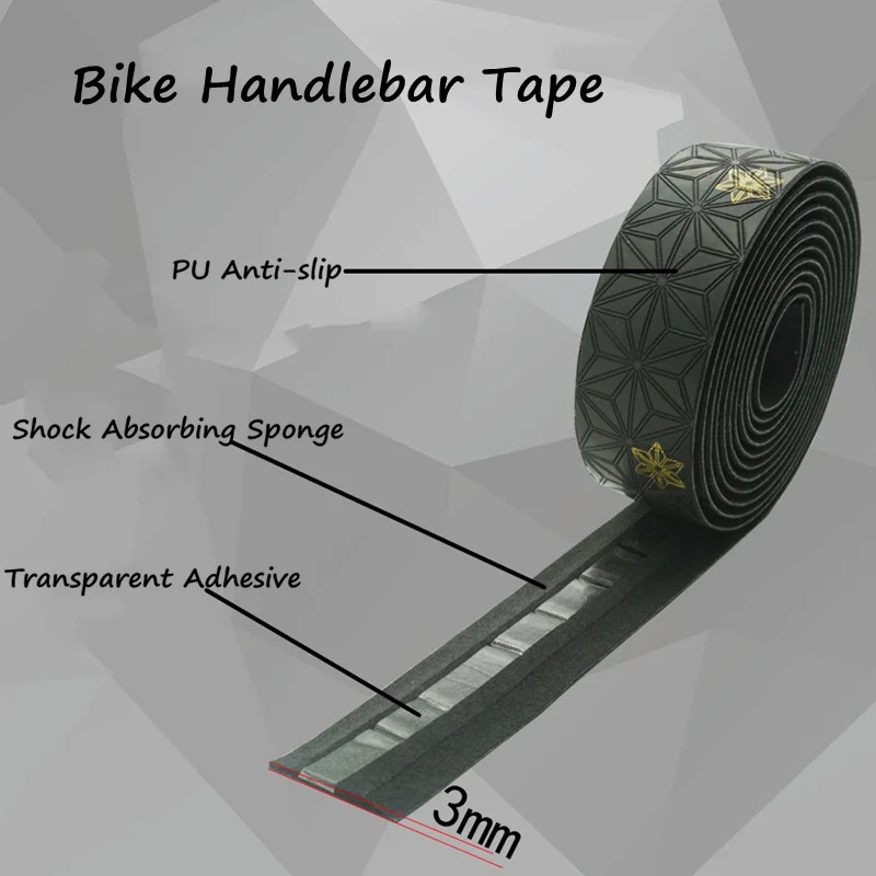 

Road Bicycle Handle Bar Grip Wrap Anti-skid Belt Color Handle Belt Sweat Absorption Anti-slip Wear-resistant Bike Handlebar Tape