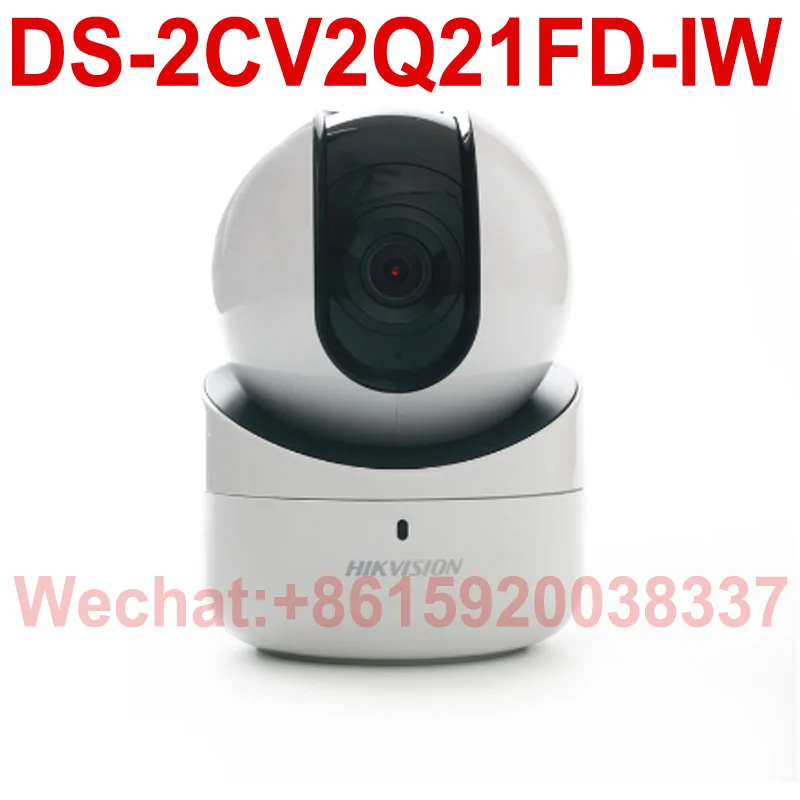 Бесплатная доставка Hikvision DS-2CV2Q21FD-IW 2MP Мини Wi-Fi PT ip-камера встроенный микрофон и