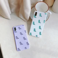 cute dinosaur liquid silicone phone case for iphone 6s 7 8 plus se 2020 12 11 13 pro max xr xs max x soft candy couple cover