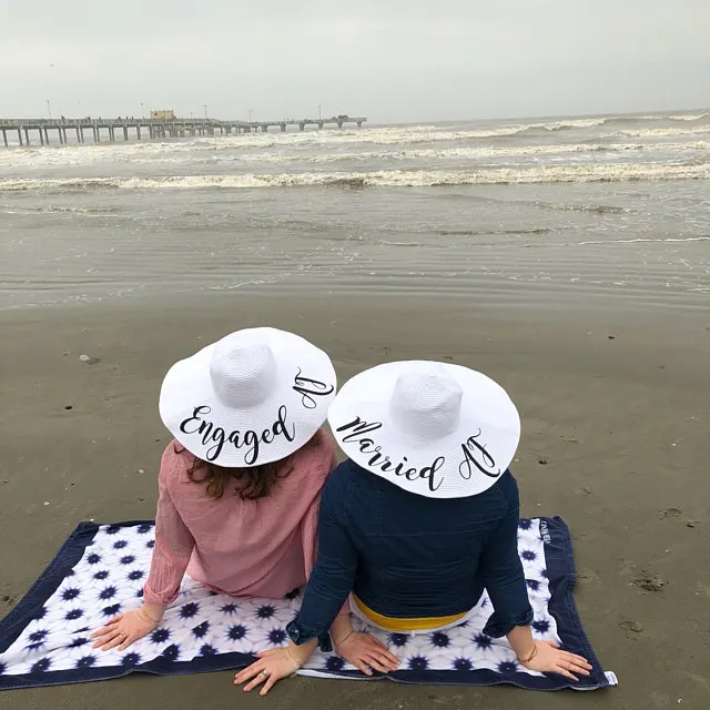 Соломенная шляпа с мягкими полями индивидуализированная шапка от солнца подарок