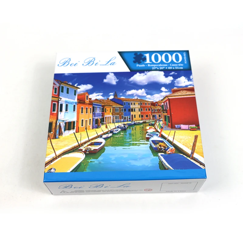 

816 Blano Island Landscape Puzzle Adult Puzzle 1000 Pieces Adult Relaxation Children's Puzzle Home Decoration Gift Toys