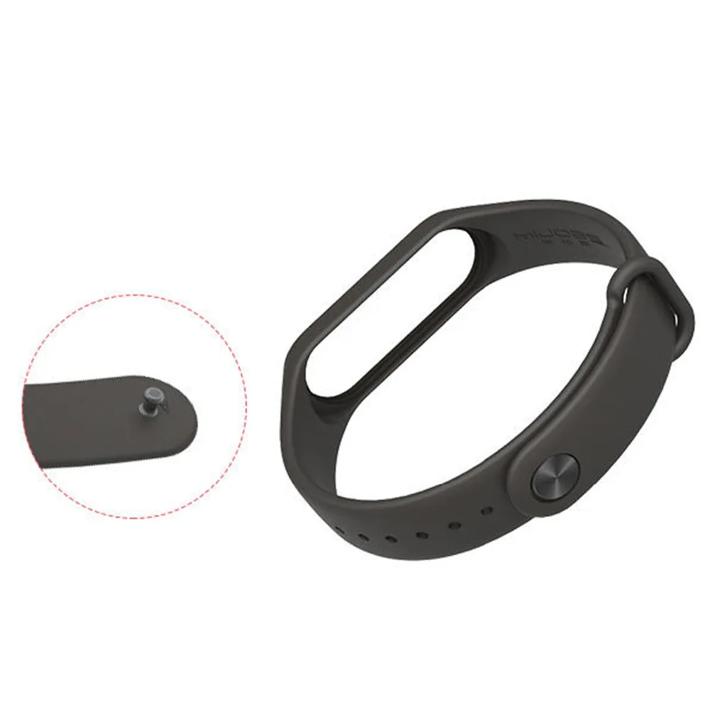 Gosear 12 шт браслет TPE для Xiaomi Mi Band 3 сменный спортивный ремешок наручных часов Miband Mi3