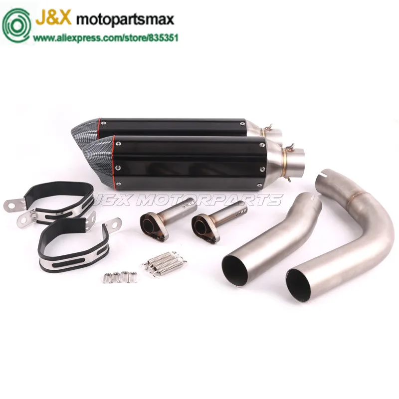 Глушитель для мотоцикла выхлопная труба среднего соединения полная система