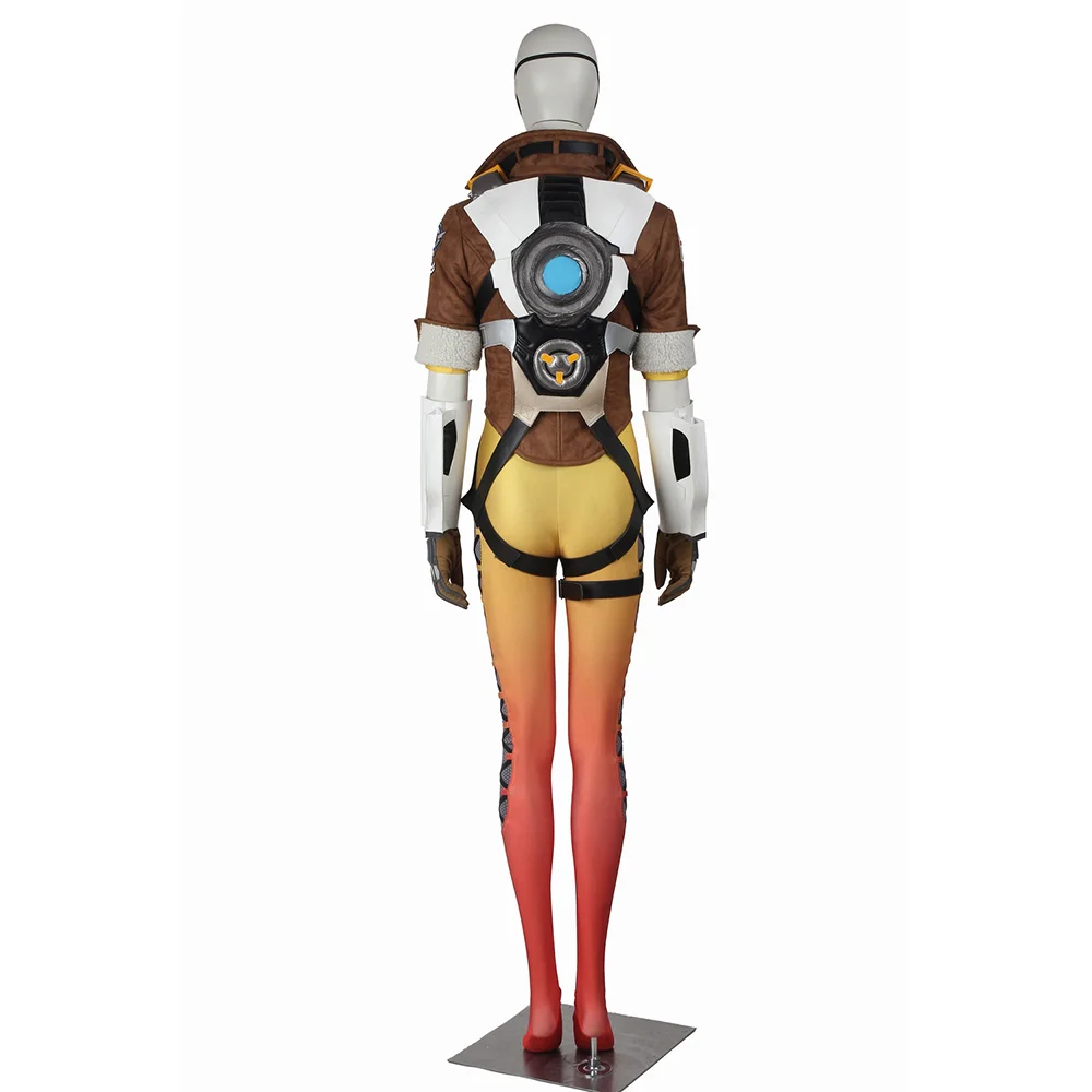 Желтый костюм трассера для косплея лен Октон|Игровые костюмы| |