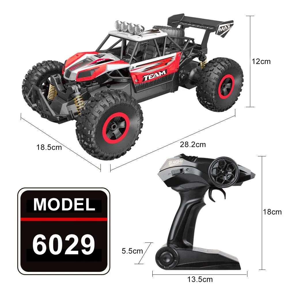 Flytec 6029 RC автомобиль 1/16 2,4G пульт дистанционного управления RWD гоночный высокоскоростной Электрический внедорожный автомобиль RTR модель для детей игрушки
