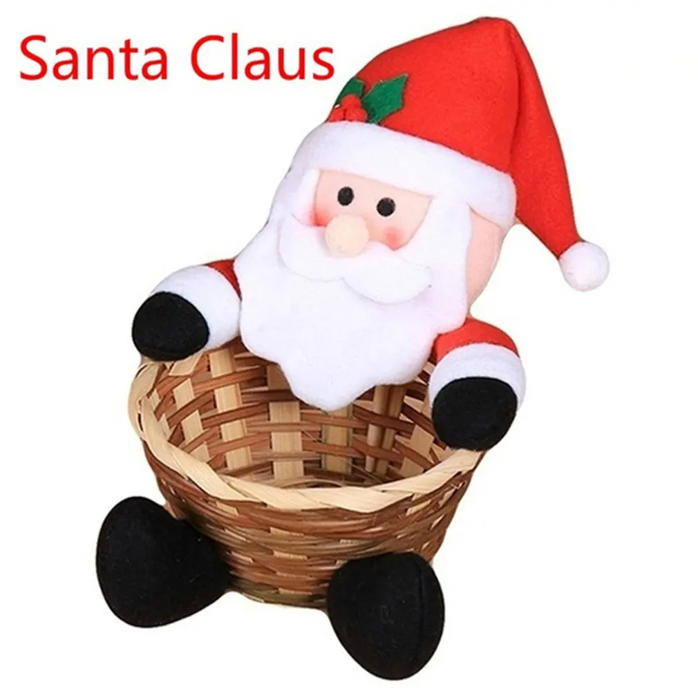 

Lightweight Christmas Decoration Candy Basket Christmas Table Decoration Children Candy Basket