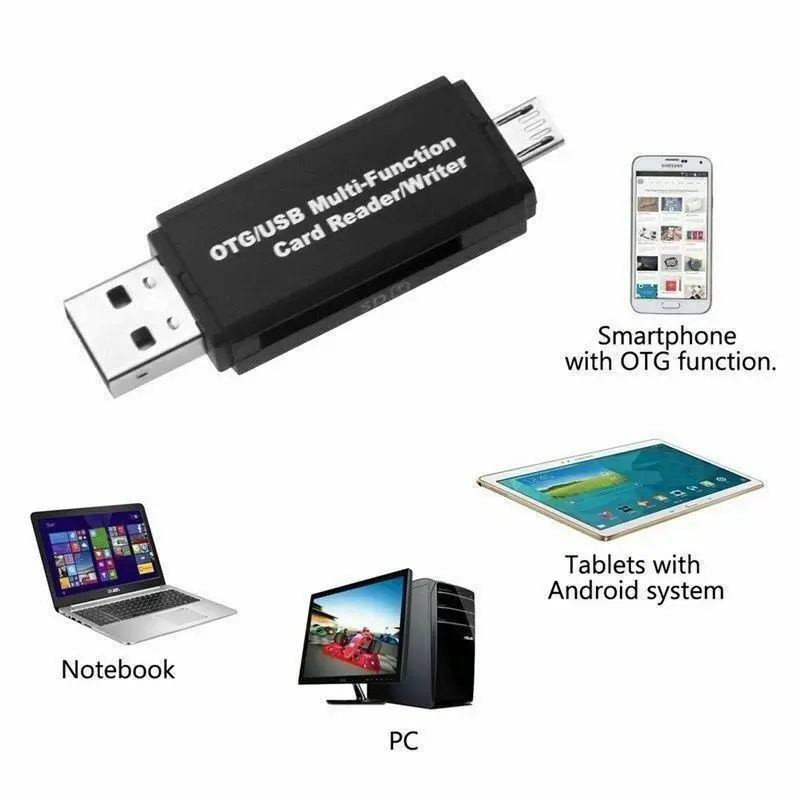USB 2 0 TF / SD Micro кардридер адаптер OTG Type C Φ для смартфонов/планшетов/ПК/ноутбука| |
