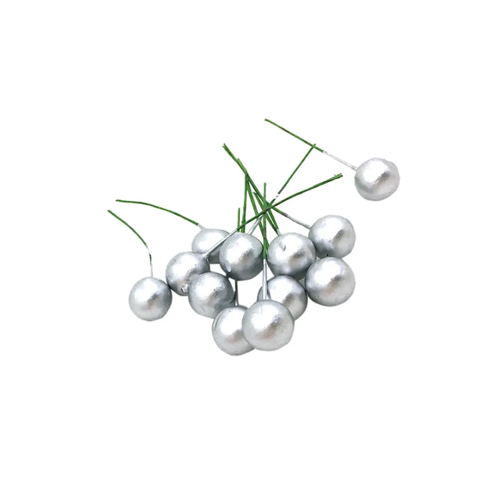 12 шт. Рождественская елка украшения симуляция вишни подвесные декоративные 2020