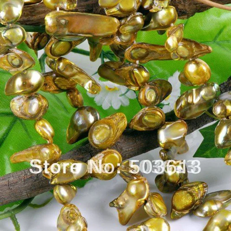 Модные натуральные бусины в виде ракушек пресной воде Новые для рукоделия