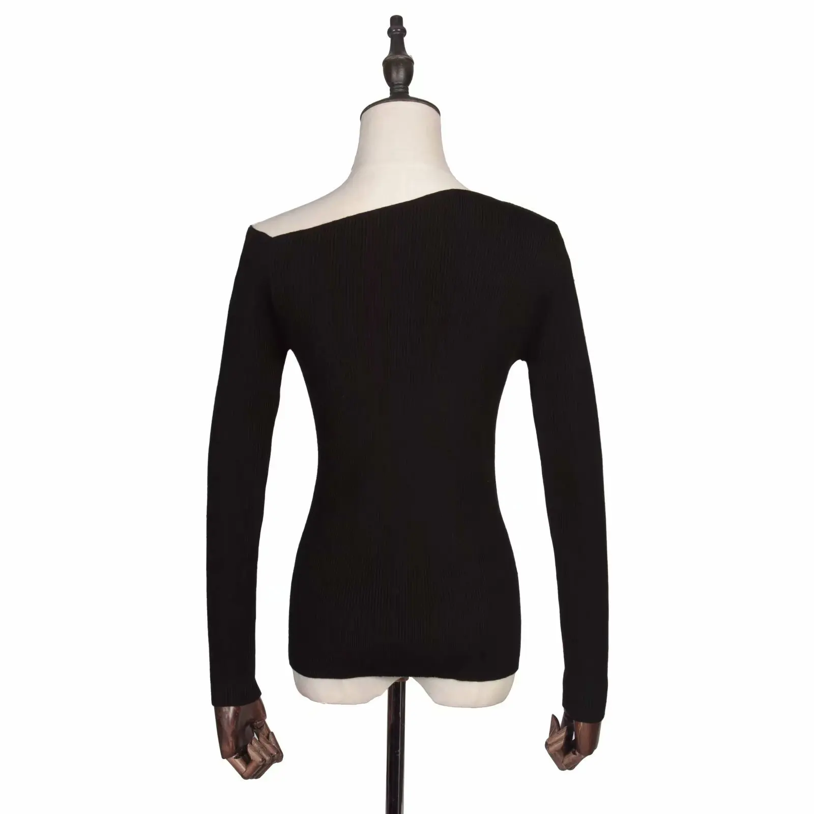 Пуловер женский осенне-зимний вязаный 2021 | Женская одежда