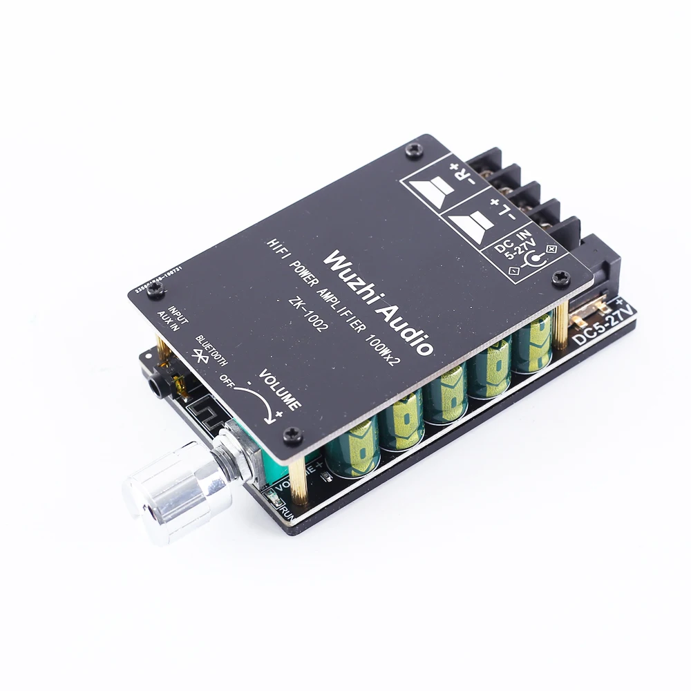 Hi-Fi Bluetooth аудио стерео модуль BLE5.0 TPA3116D2 AUX цифрового усилителя 100 Вт + - купить по