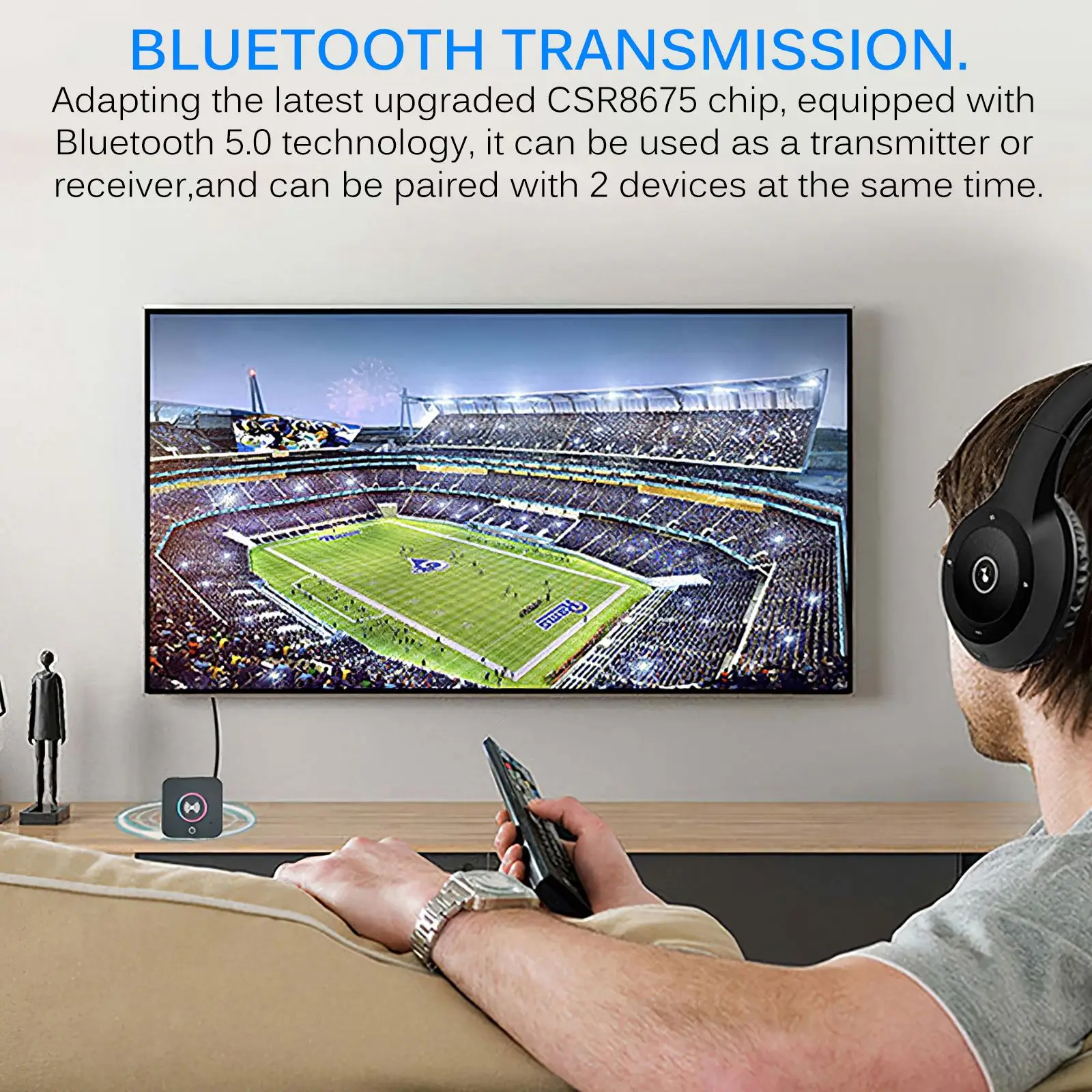 2 в 1 высокоскоростной Bluetooth 5 0 передатчик и приемник для наушников | Электроника