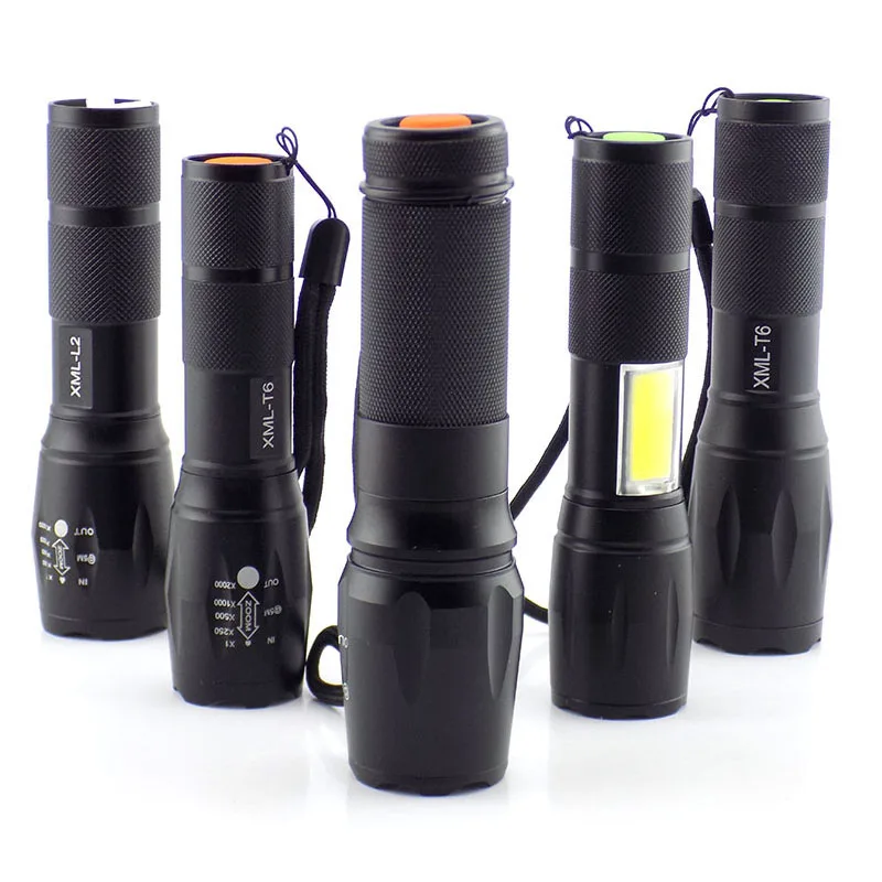 T6 L2 светодиодный фонарик супер яркий Torcia Torchlight Flash Light фонарик "Lanterna" 18650 AAA батарея USB тактический для пеших прогулок