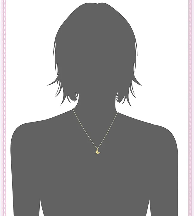 Романтическое ожерелье с подвеской-бабочкой женская простая цепочка до ключиц