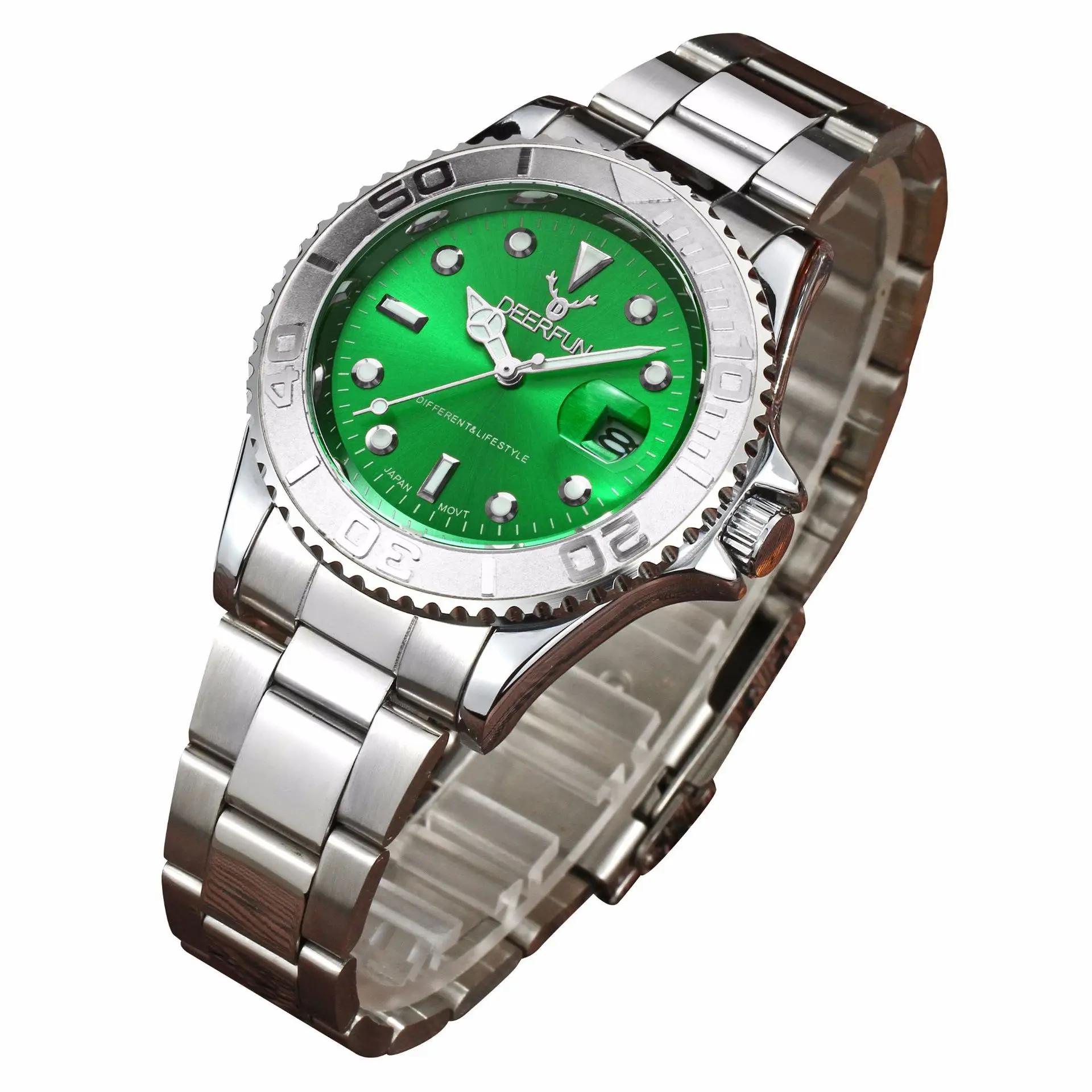 Швейцарские oyster perpetual Rolexable Япония MIYOTA Кварцевые часы yacht Kelpie мужские часы водонепроницаемые с календарем relogio masculino