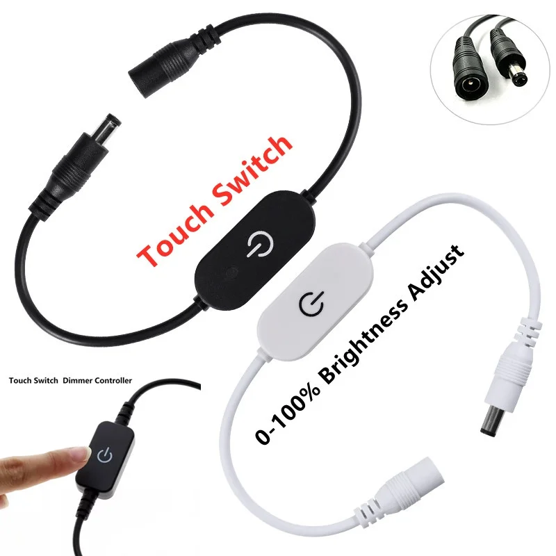 

DC12V-24V Itouch светодиодный диммер сенсорный выключатель контроллер яркости постоянного тока для 2835 3014 одноцветная Светодиодная лента