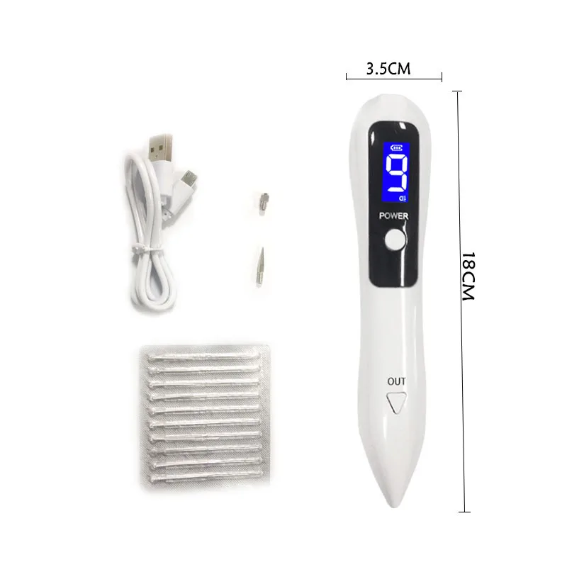 Инструмент для красоты плазменная ручка с ЖК-дисплеем уход за кожей светодиодное