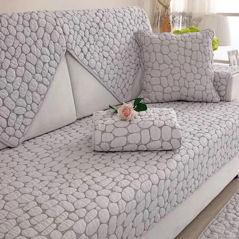 

Non-slip Sofa Cover Four Season Universal Cotton Couch Covers For Living Room 3-seater Sofa Covers Modern Minimalist Home Decor