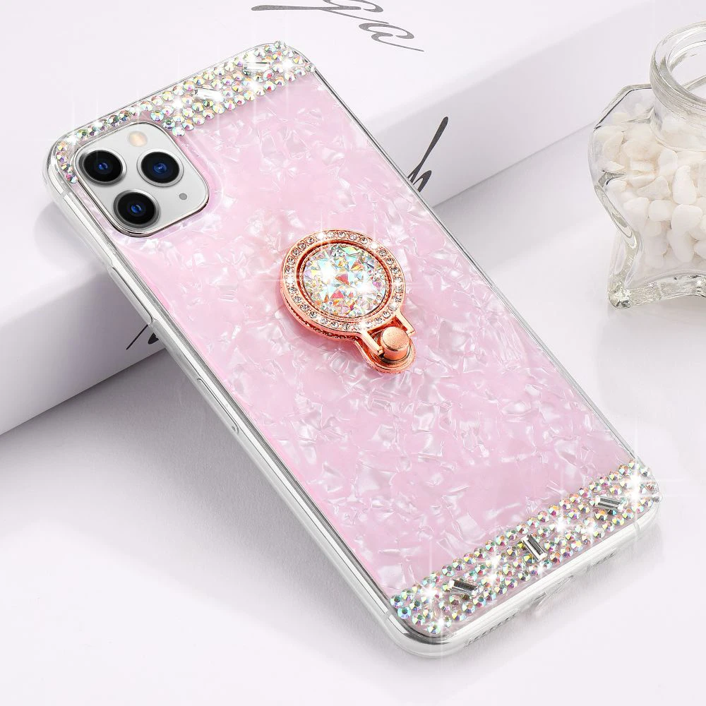 L-FADNUT чехол для телефона с блестящим кольцом iPhone X Xr Xs 11 Pro Max ударопрочный бампер