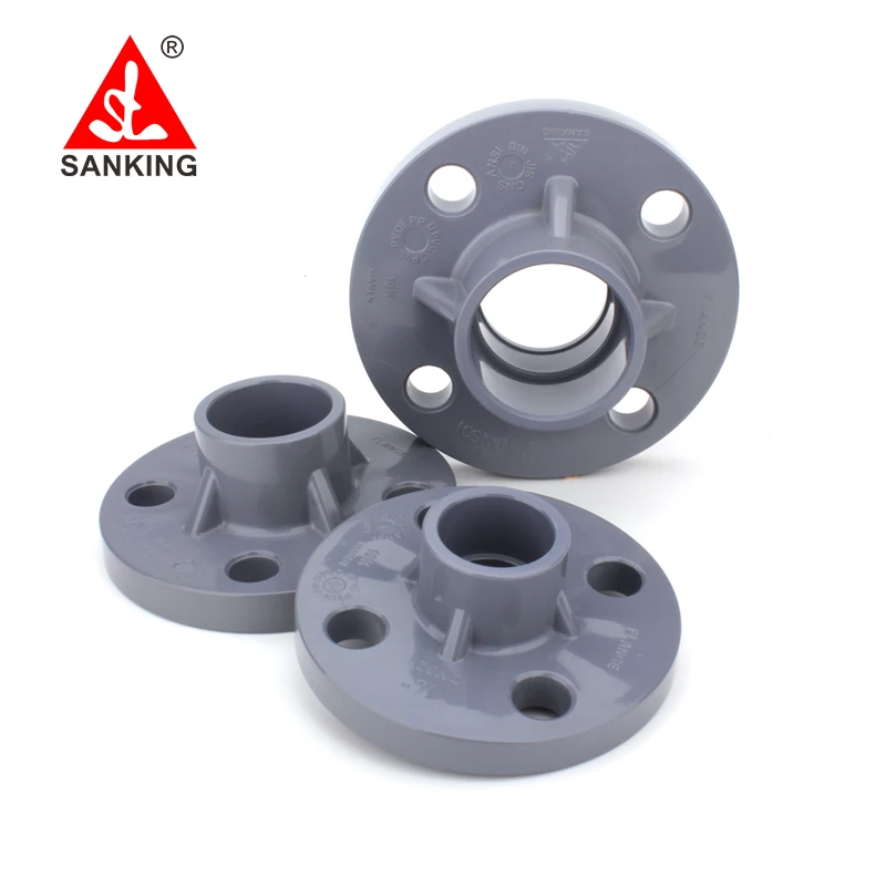 Sanking 1/4 &quot-10&quot CPVC однофланцевый фитинг для труб фланец фитинги из ПВХ соединитель