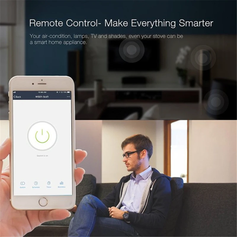 Tuya WiFi смарт-розетка 2 в 1 умная розетка Smart Life/приложение дистанционного