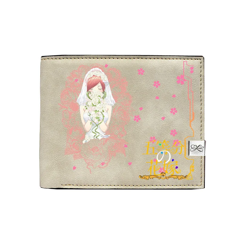 Quintuplets женские портмоне из искусственной кожи короткий кошелек Kawaii ID Card Holder Nakano Miku Money Phone сумки