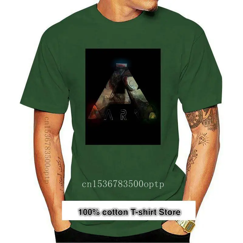 

Camiseta de манга corta para hombre y mujer, camisa de Ark survival, унисекс