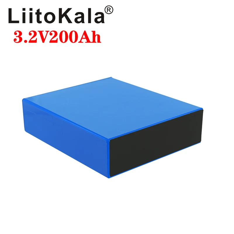

4pcs LiitoKala Lifepo4 3.2v 200ah rechargeable battery 24V 200ah battery Suitable for Solar Energy long life 3500 Cycles EUUS