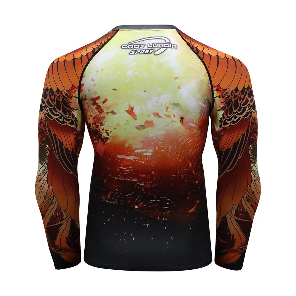 Jiu Jitsu Muay Thai футболка для мужчин Homme Boxing ММА кикбоксинг футболка для занятий спортом Боевая борьба фитнес Рашгард