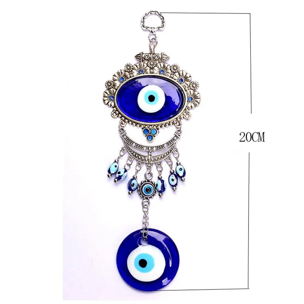 Синий турецкий амулет в виде глаза для внутреннего настенного подвесного декора