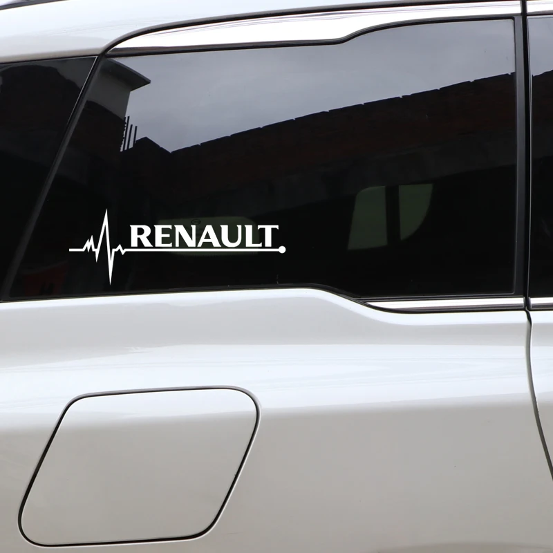 1X Автомобильная наклейка украшение для дверей и окон renault duster megane 2 logan clio значок