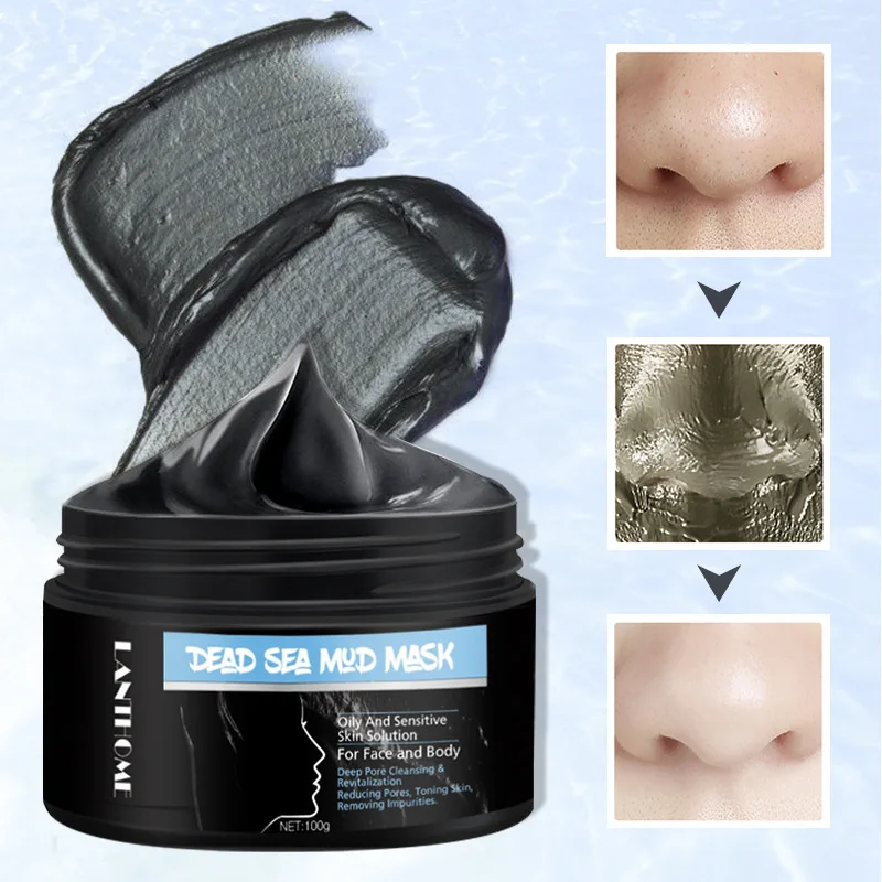 

Dead Sea Mud Mask for Face - Natural Skin Care for Best Facial Cleansing Clay for Blackhead, Whitehead, Acne and Pores