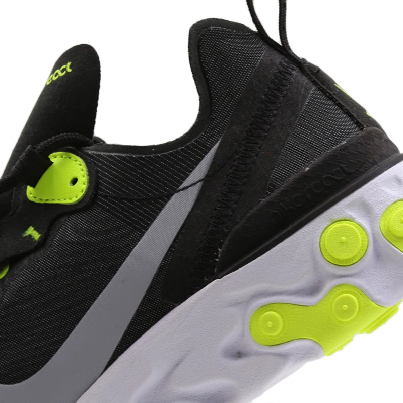 Оригинальные женские Кроссовки WMNS, NIKE, React Element 55, черные, Новое поступление, кроссовки