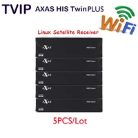 5pcslot satellite tv receiver axas his twin dvb s2s hd wifi linux e2 open atv 6 3 smart tv box decoder replace zgemma box